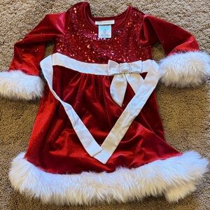 Bonnie Jean Holiday dress 2T